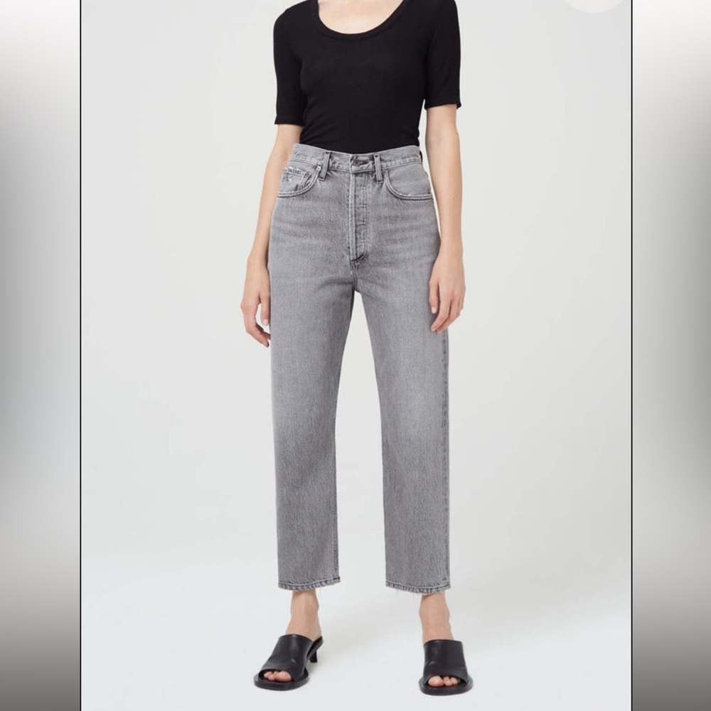 AGOLDE 90s Crop in shade Trip - size 24